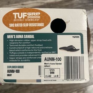 Xtratuf NWT Grey Auna Sandals size 9